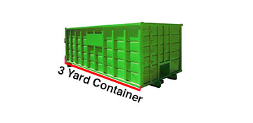 3 Yard Dumpster Rental Champaign County, IL